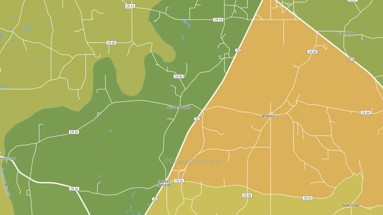 Susan Moore, AL Map of Vandalism Rates