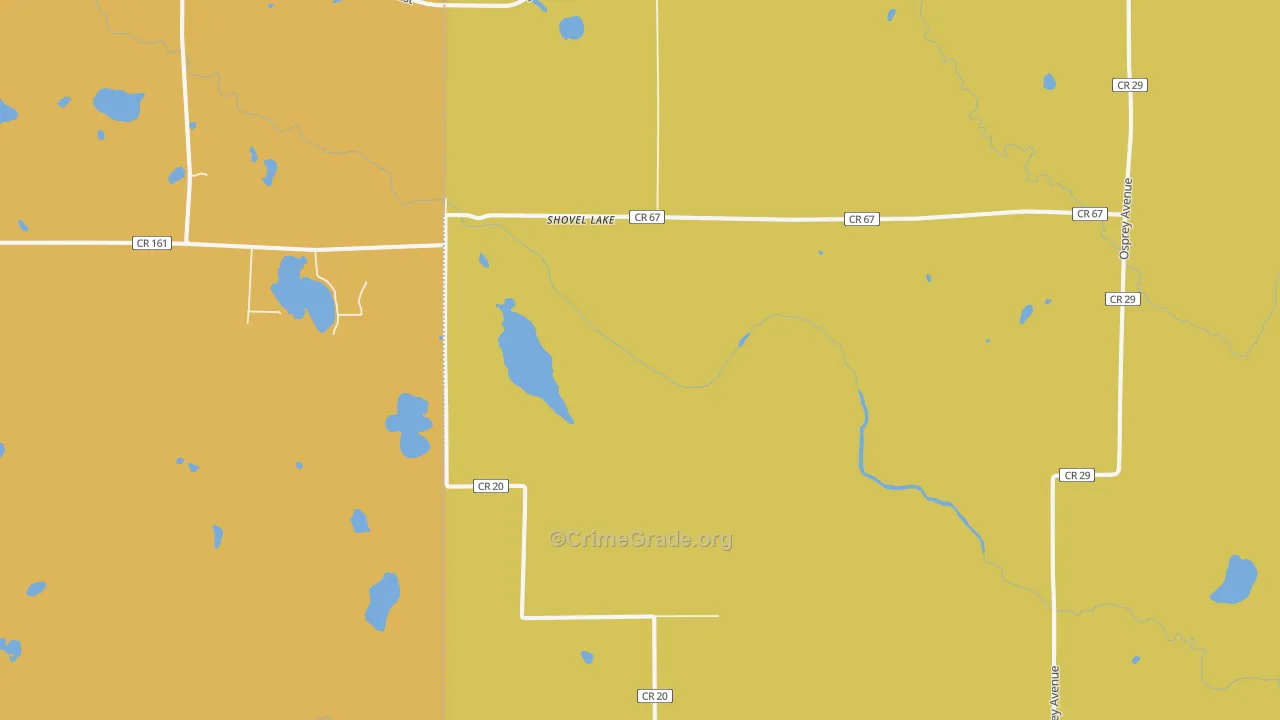 Swatara, MN Map of Vandalism Rates