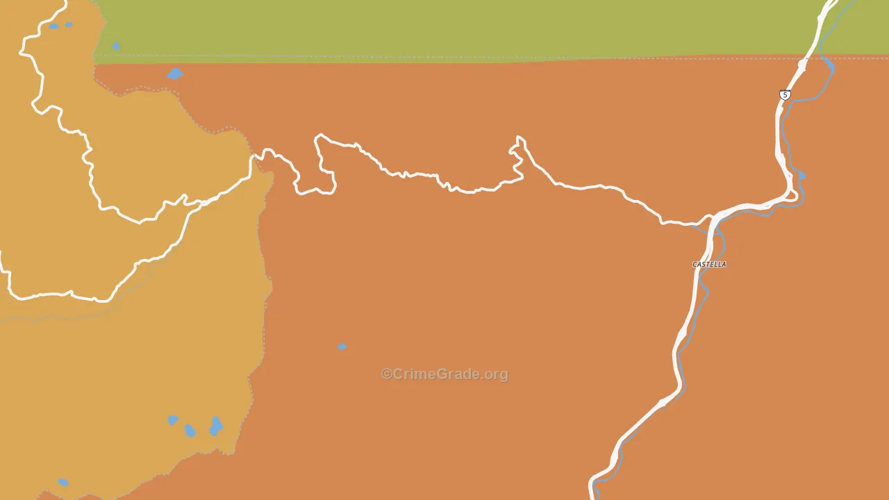 Sweetbriar, CA Map of Vandalism Rates