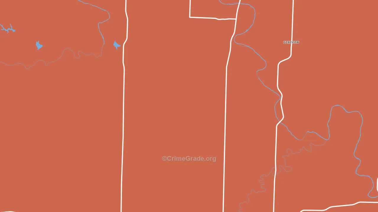 Swenson, TX Map of Vandalism Rates
