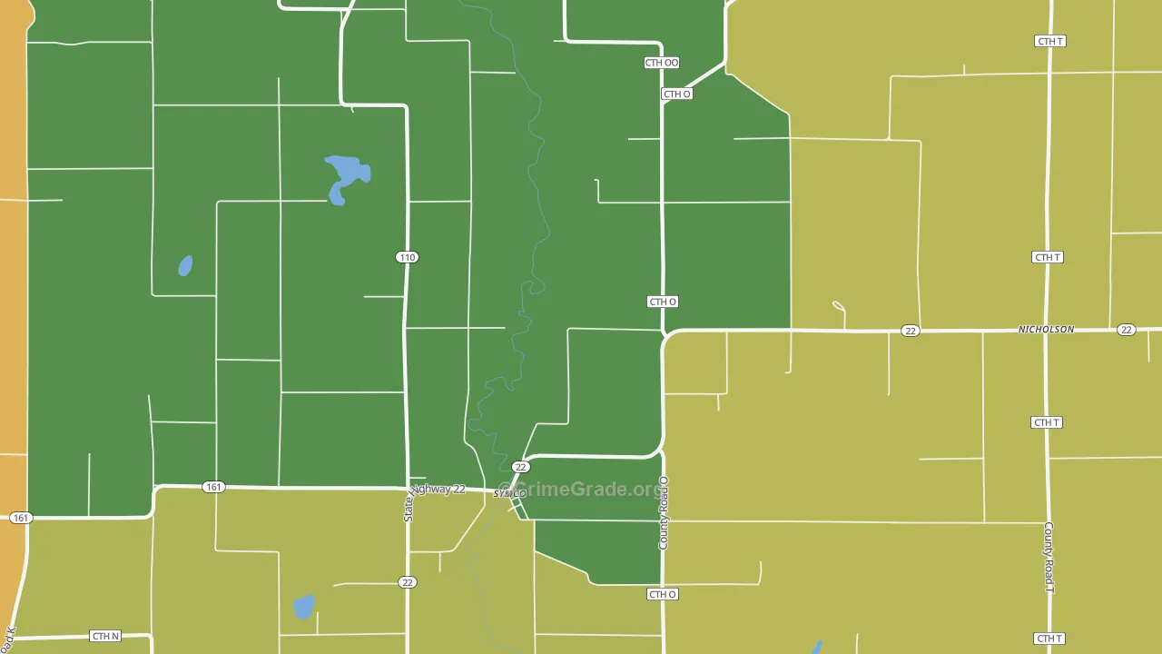 Symco, WI Map of Vandalism Rates