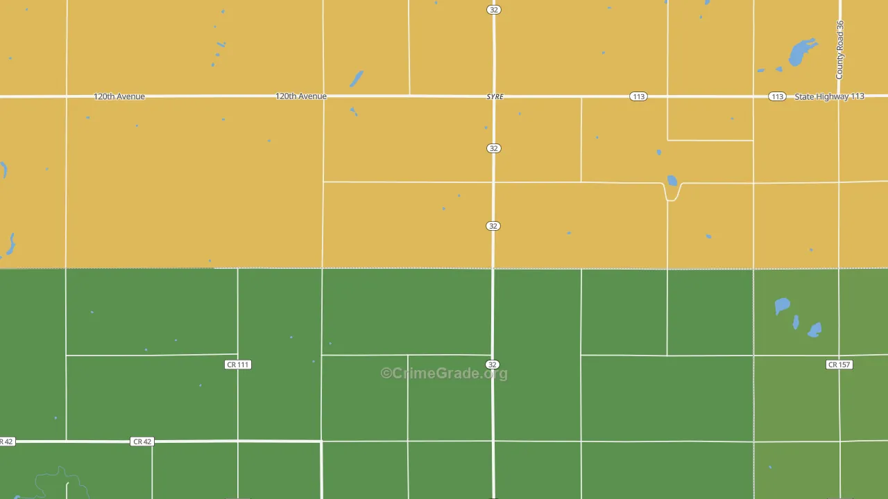 Syre, MN Map of Vandalism Rates