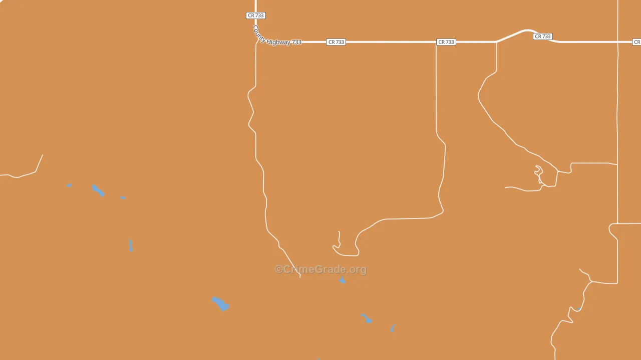 Table Mountain, SD Map of Vandalism Rates