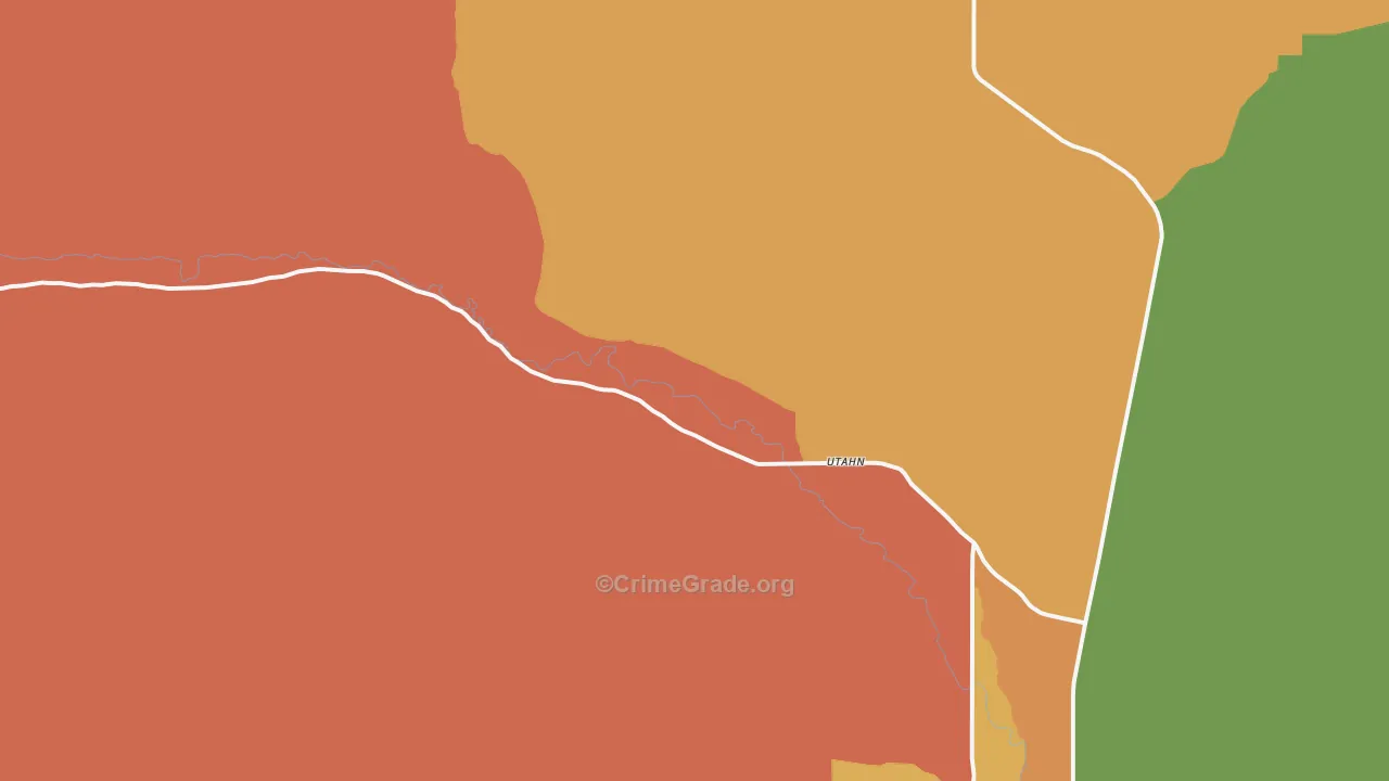 Talmage, UT Map of Vandalism Rates
