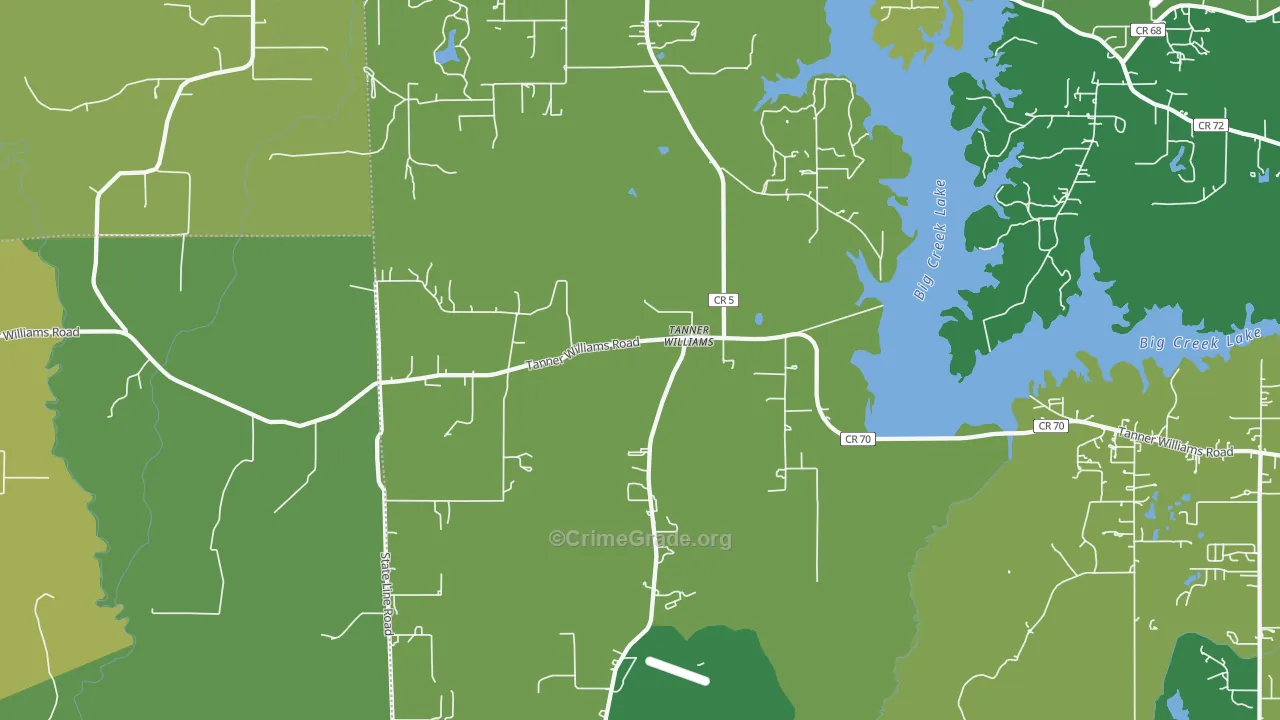 Tanner Williams, AL Map of Vandalism Rates