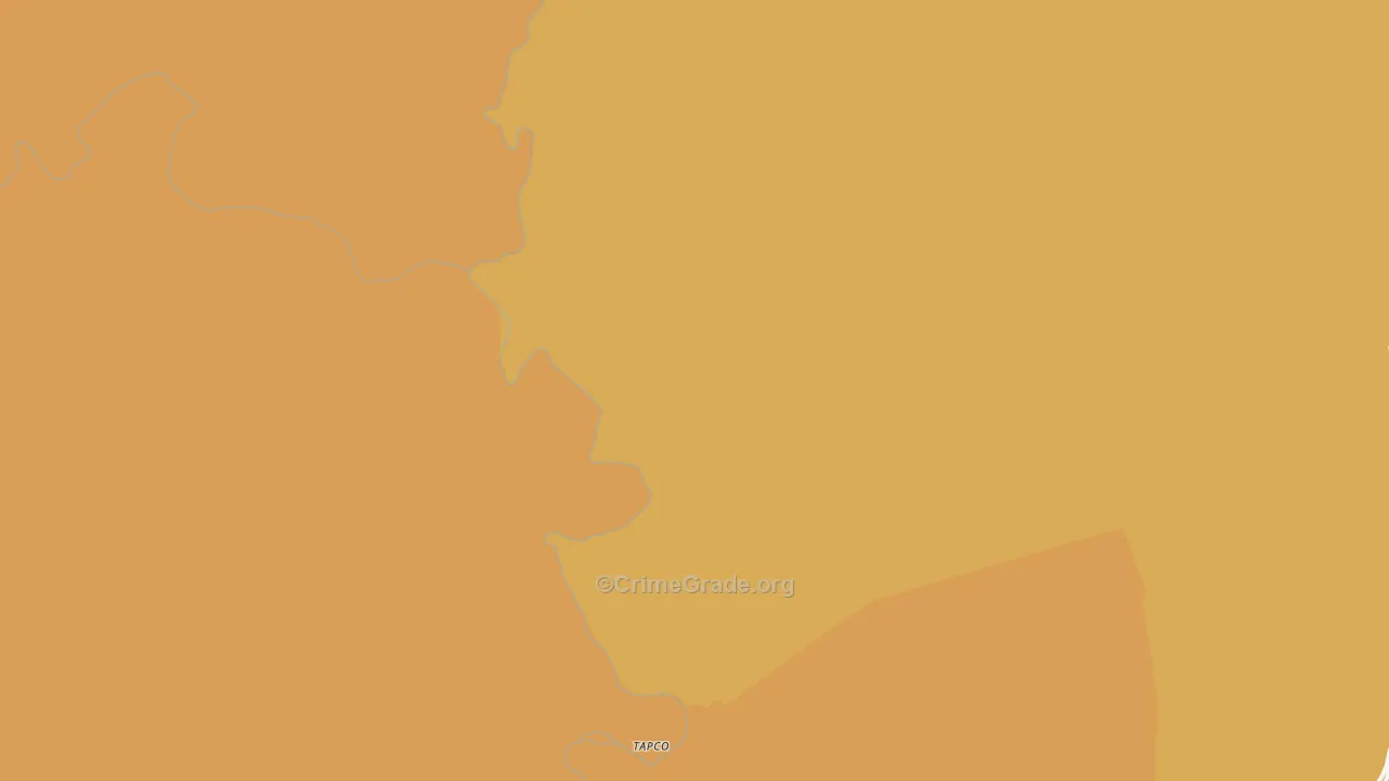 Tapco, AZ Map of Vandalism Rates