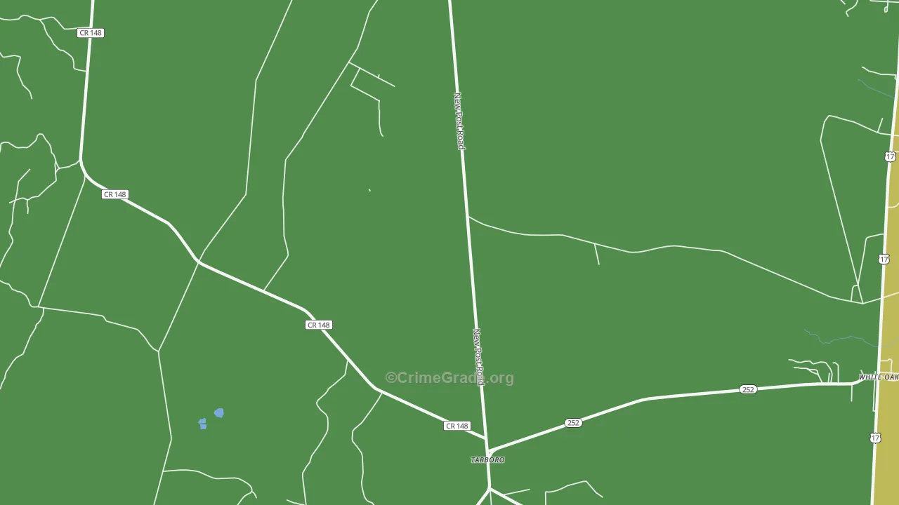 Tarboro, GA Map of Vandalism Rates