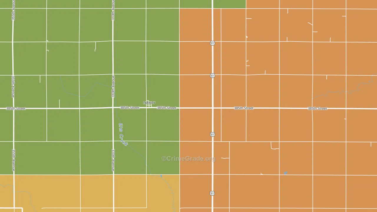Tarnov, NE Map of Vandalism Rates
