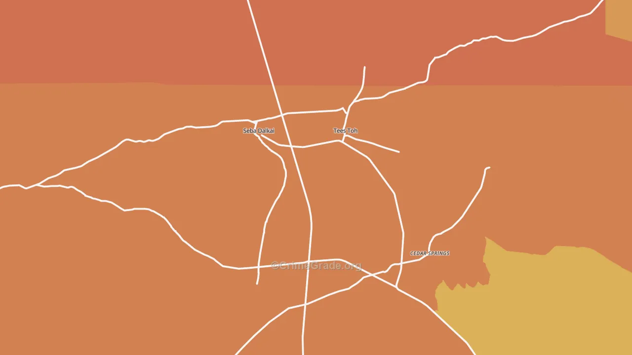 Tees Toh, AZ Map of Vandalism Rates