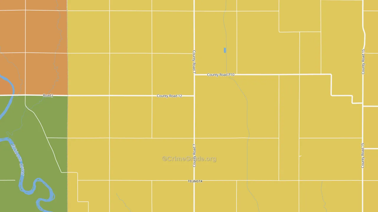 Telbasta, NE Map of Vandalism Rates
