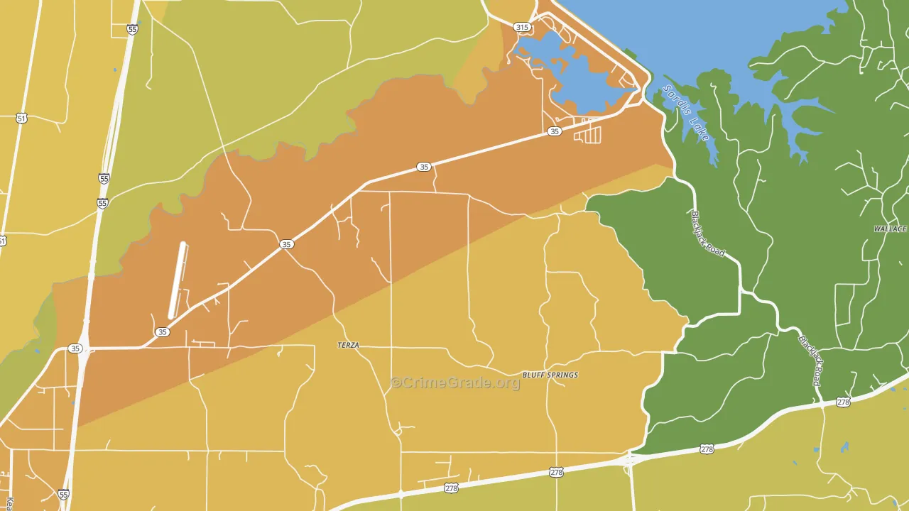 Terza, MS Map of Vandalism Rates
