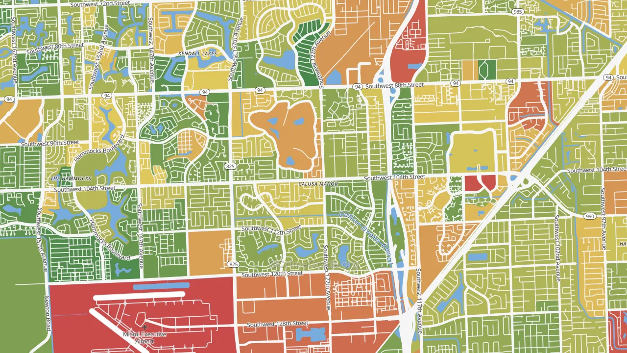 The Crossings, FL Map of Vandalism Rates