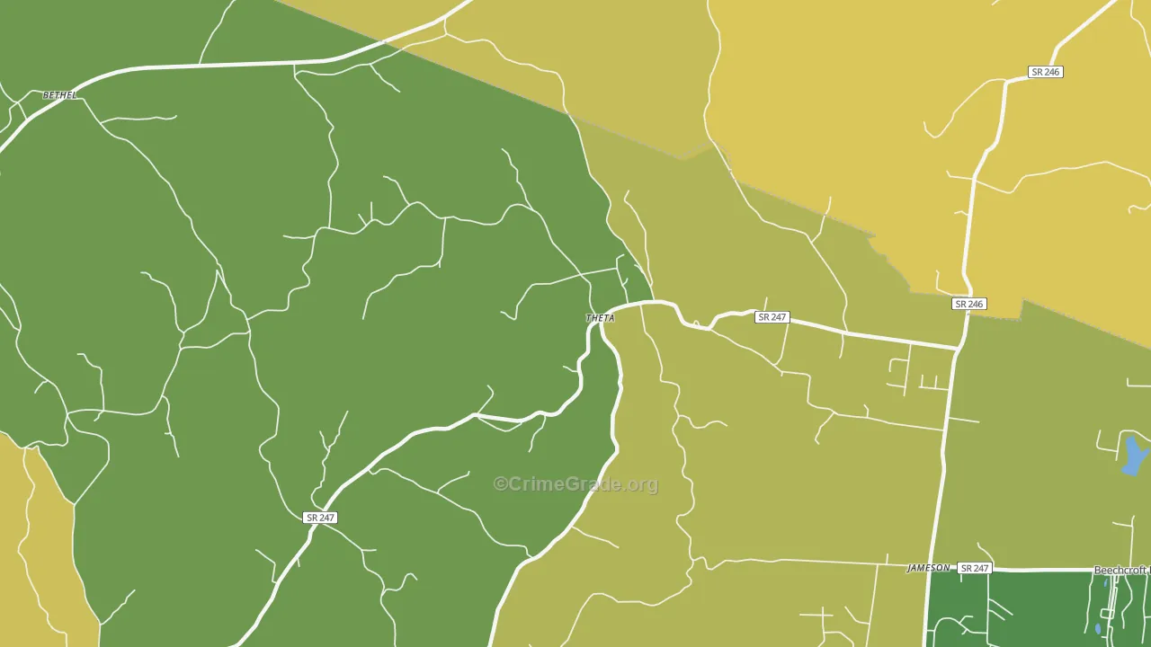 Theta, TN Map of Vandalism Rates