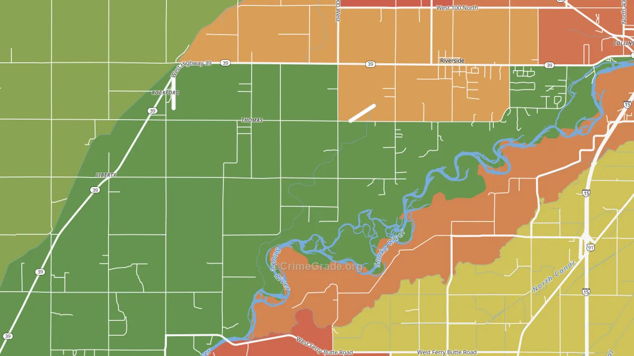 Thomas, ID Map of Vandalism Rates
