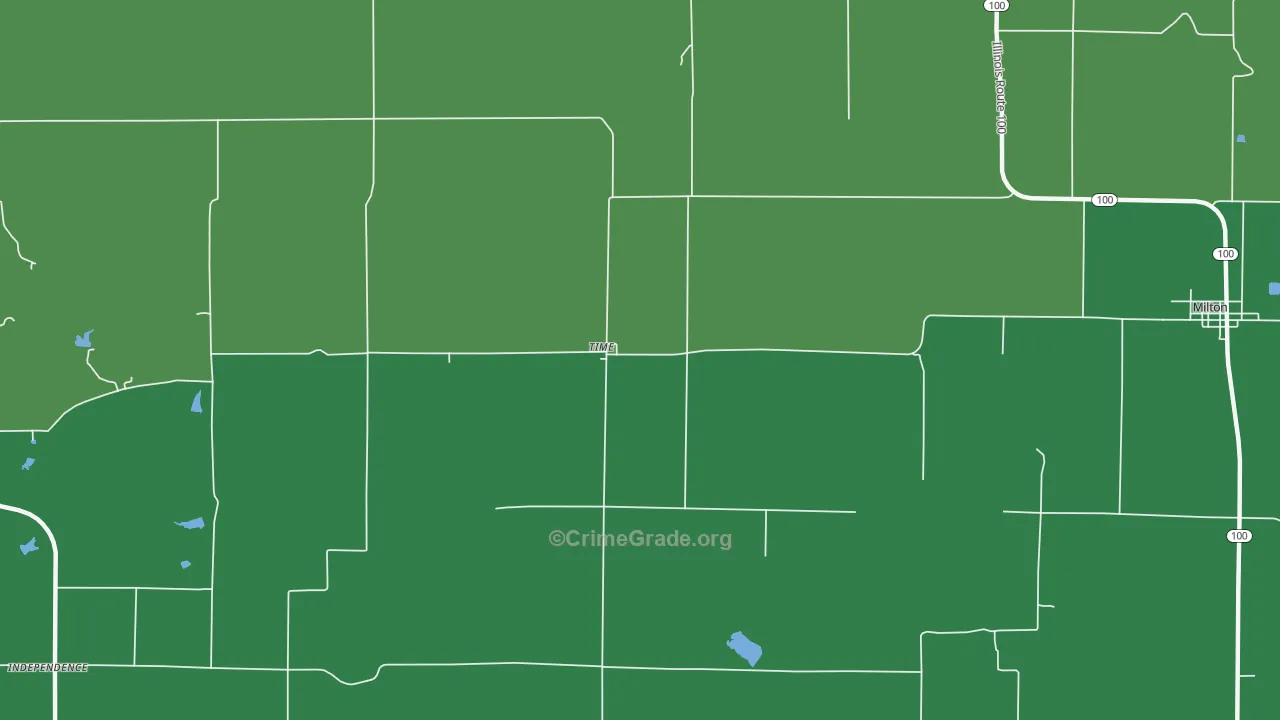 Time, IL Map of Vandalism Rates