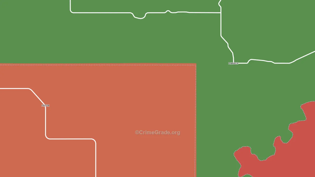 Timmer, ND Map of Vandalism Rates