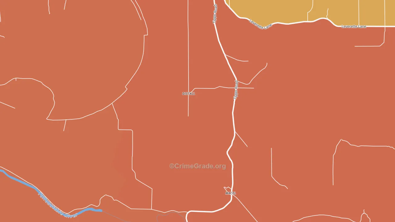 Tippo, MS Map of Vandalism Rates