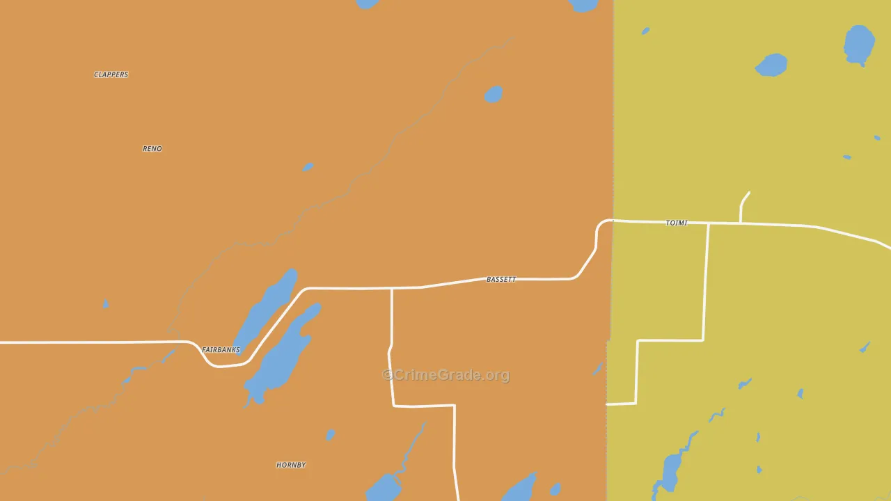 Toimi, MN Map of Vandalism Rates