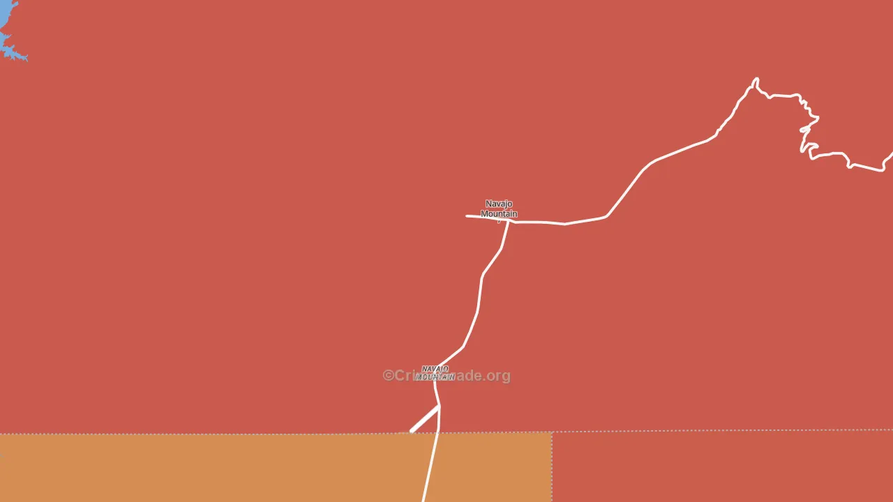 Tonalea, UT Map of Vandalism Rates