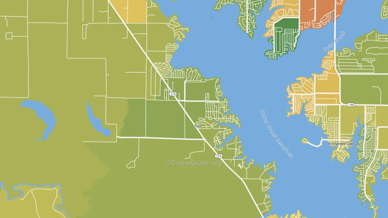 Tool, TX Map of Vandalism Rates