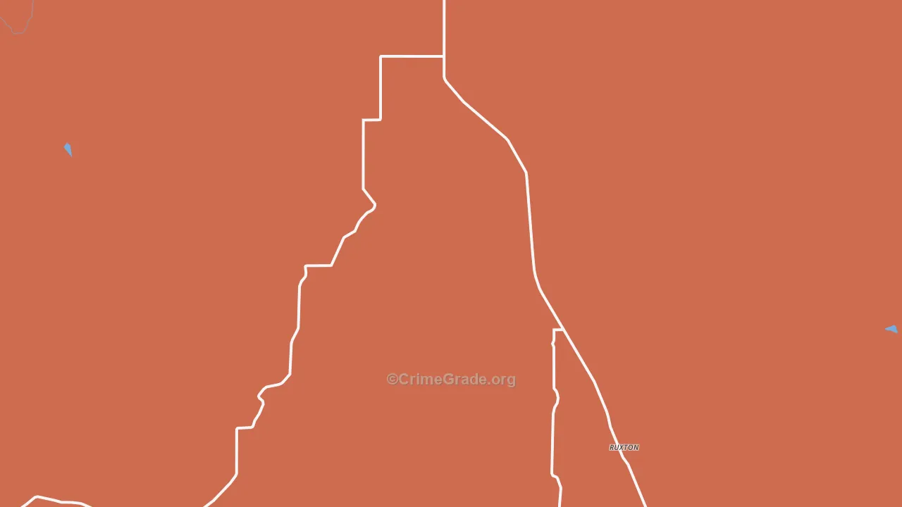 Toonerville, CO Map of Vandalism Rates