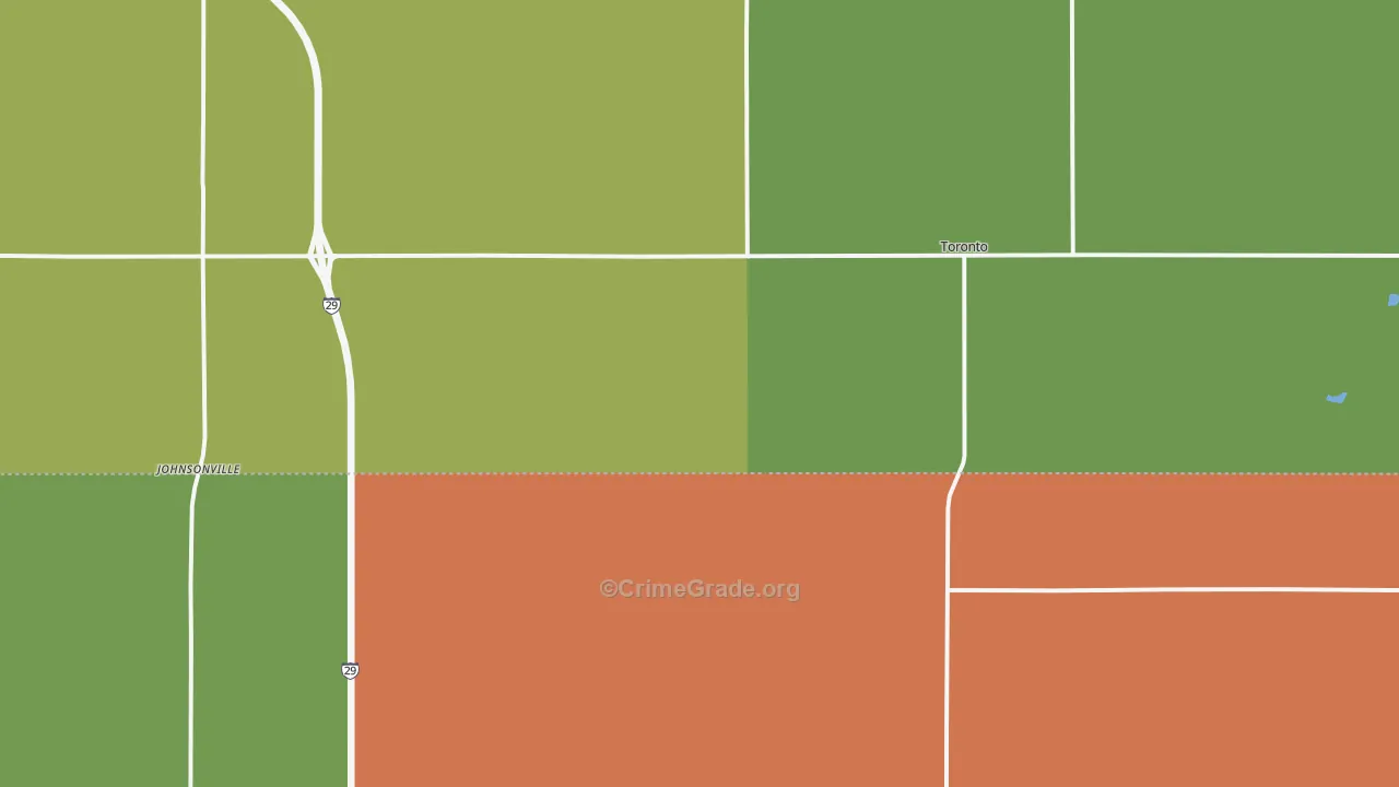 Toronto, SD Map of Vandalism Rates