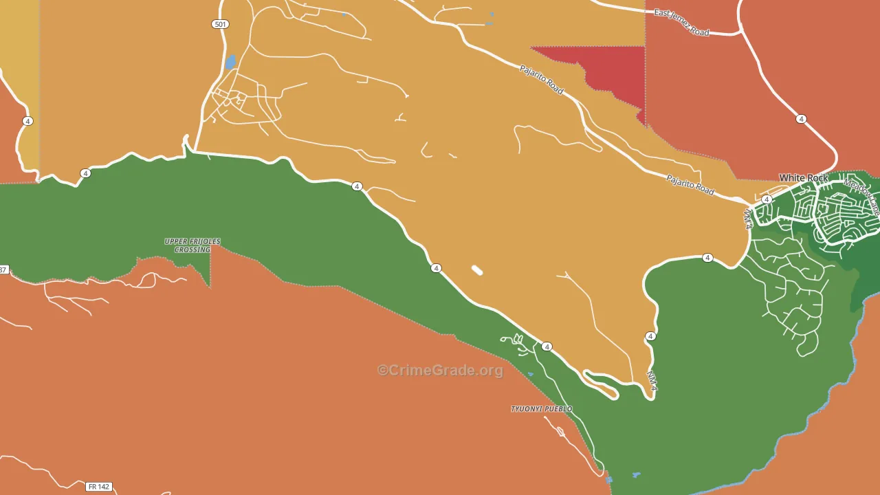 Totavi, NM Map of Vandalism Rates