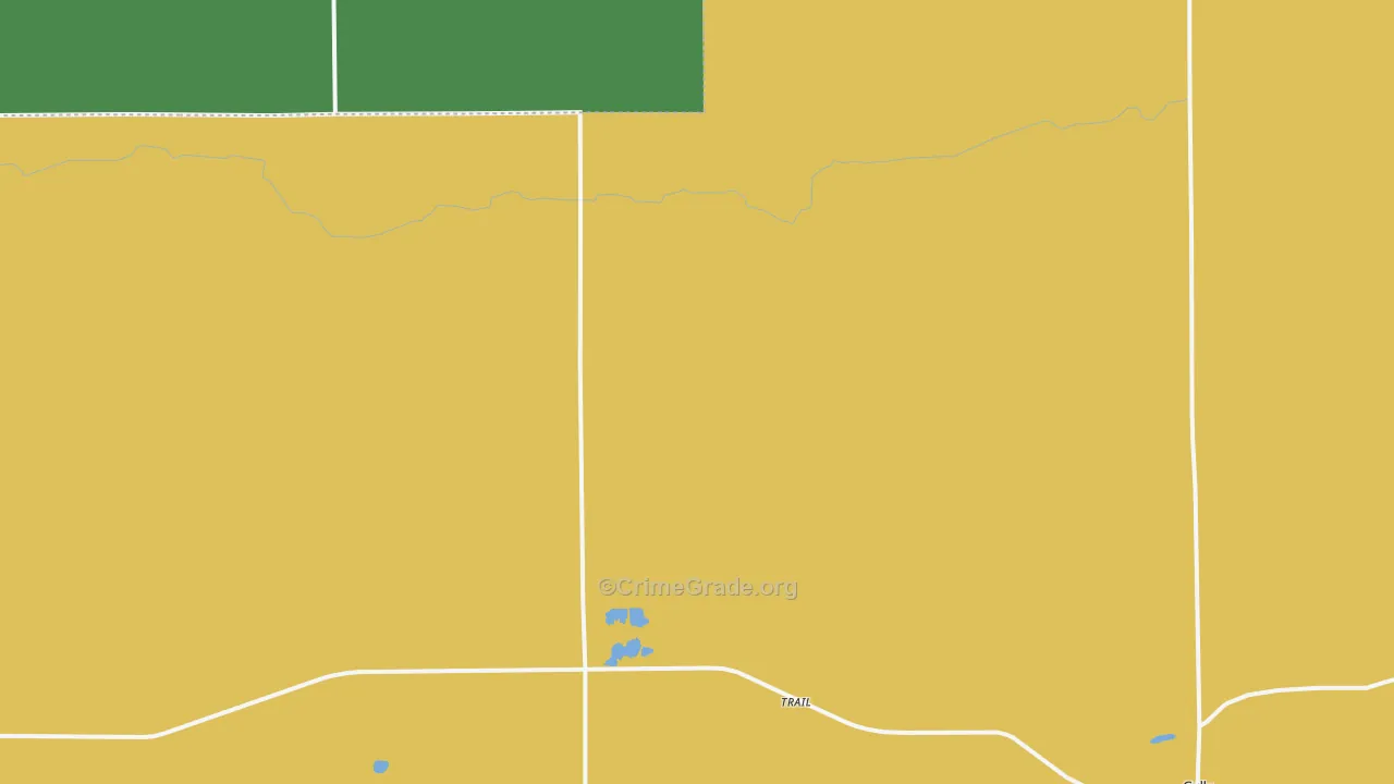 Trail, MN Map of Vandalism Rates