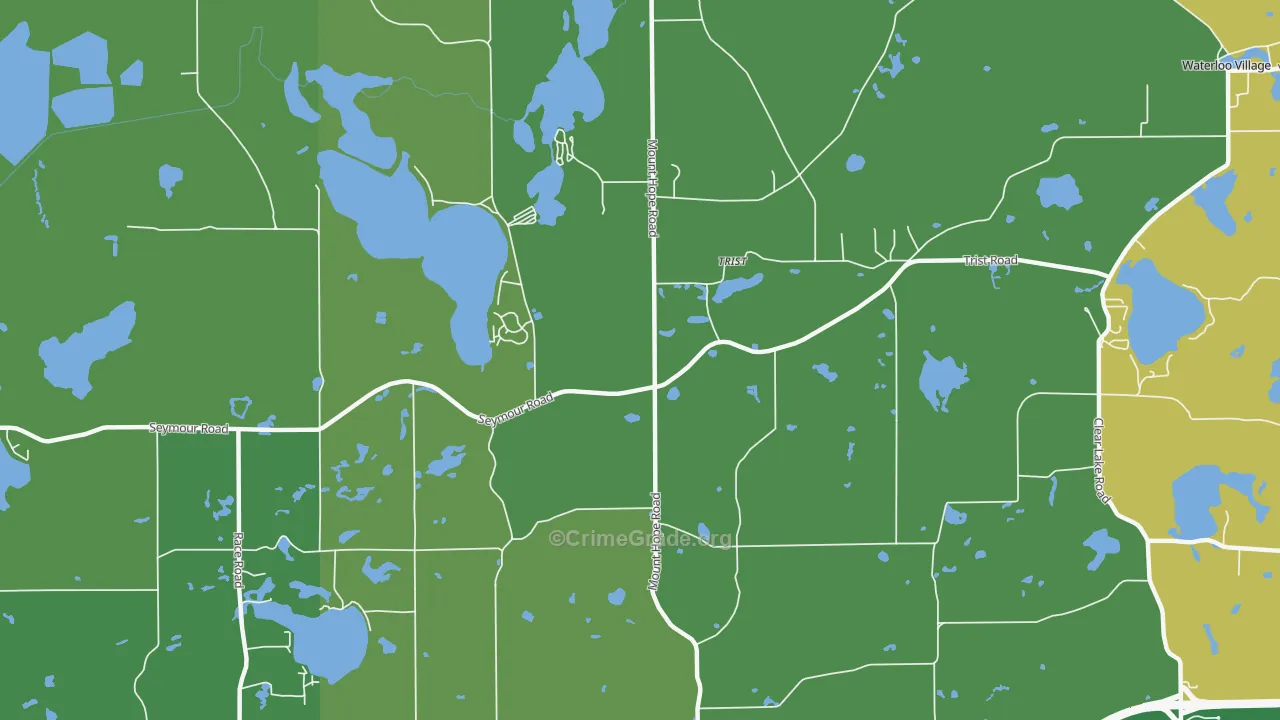 Trist, MI Map of Vandalism Rates