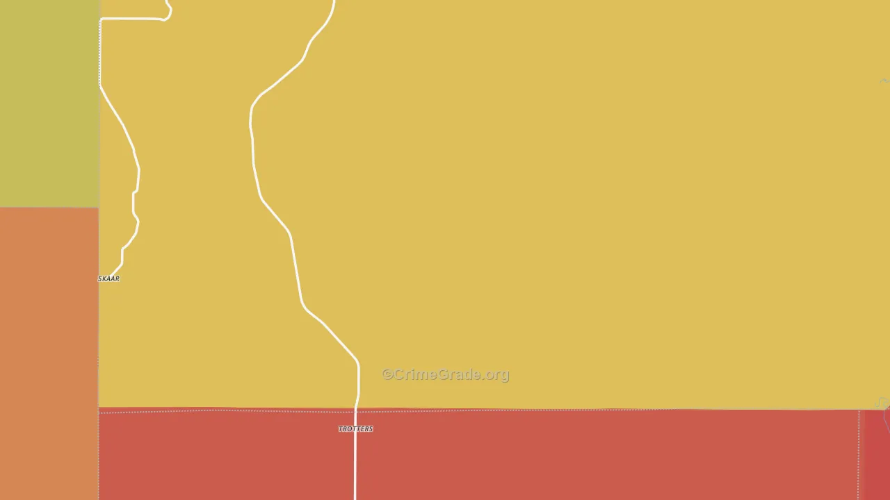 Trotters, ND Map of Vandalism Rates