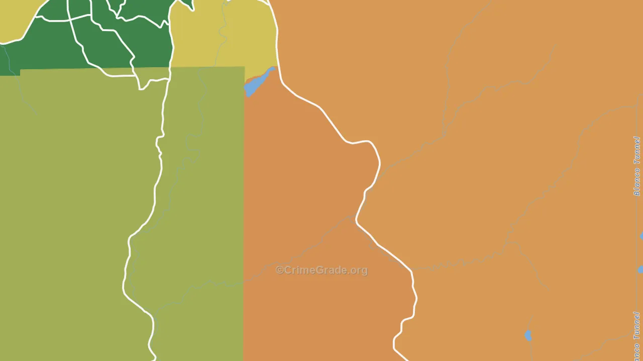 Trujillo, CO Map of Vandalism Rates
