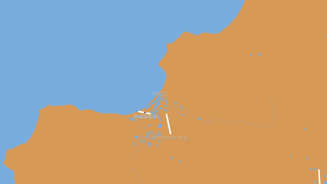 Tununak, AK Map of Vandalism Rates