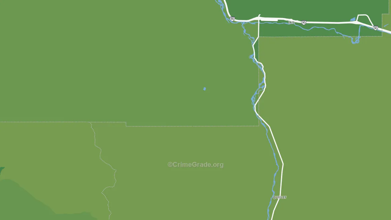 Turah, MT Map of Vandalism Rates