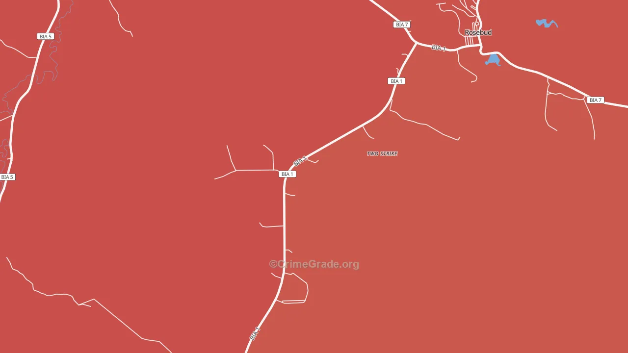 Two Strike, SD Map of Vandalism Rates