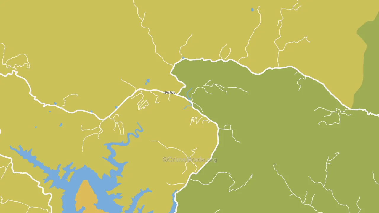 Unaka, NC Map of Vandalism Rates