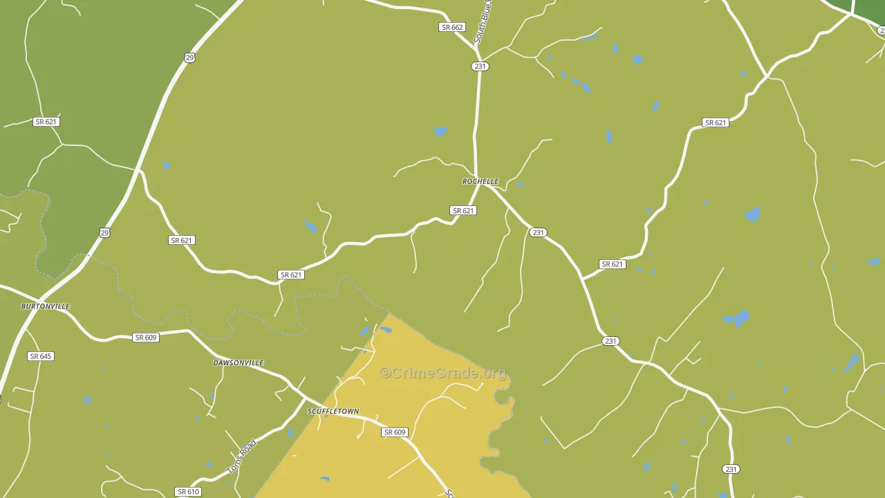 Uno, VA Map of Vandalism Rates