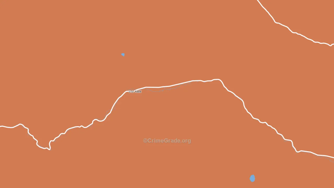 Ute Park, NM Map of Vandalism Rates