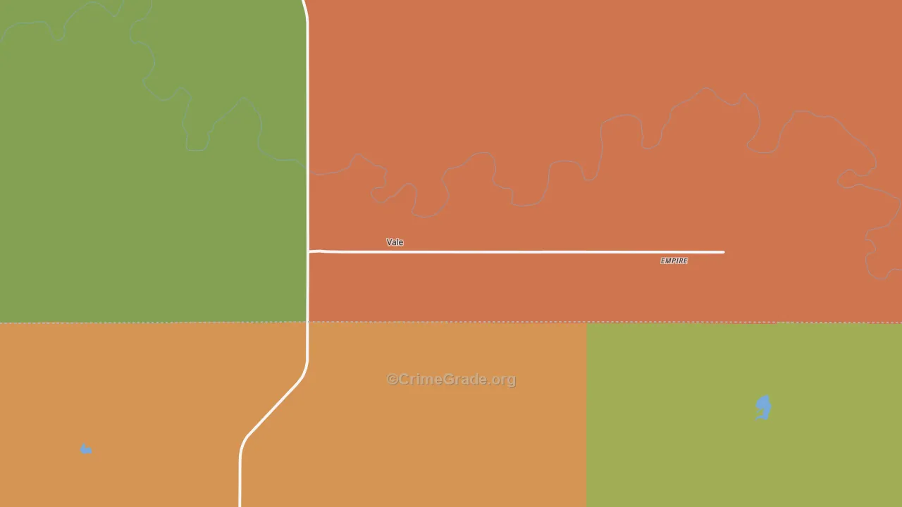 Vale, SD Map of Vandalism Rates