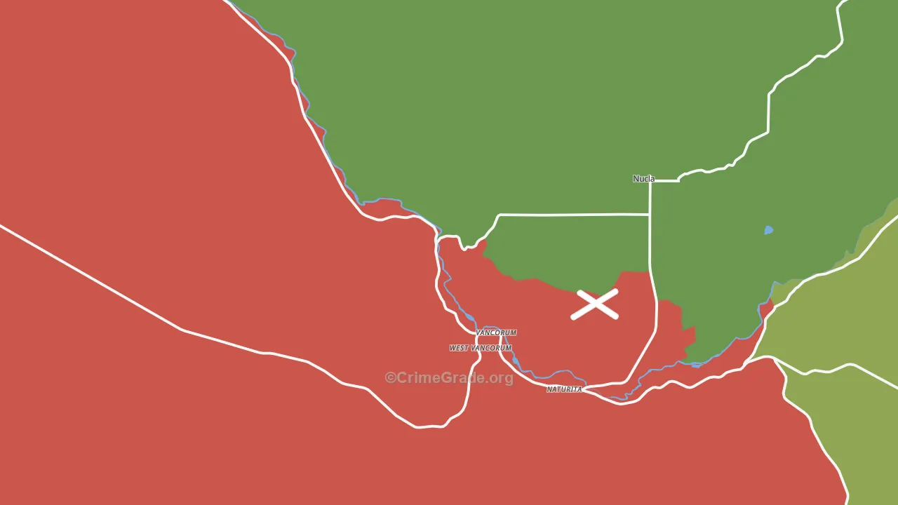 Vancorum, CO Map of Vandalism Rates