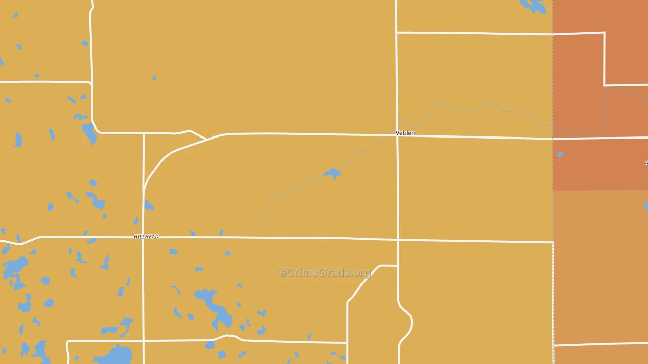 Veblen, SD Map of Vandalism Rates