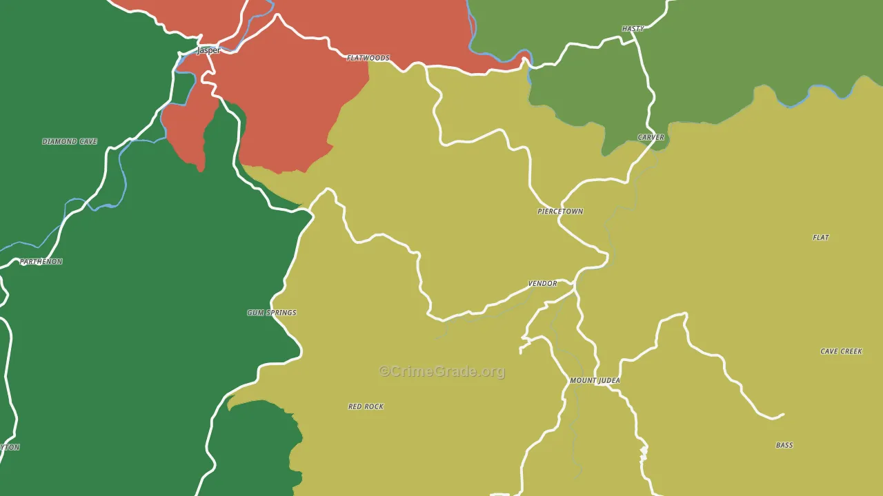 Vendor, AR Map of Vandalism Rates