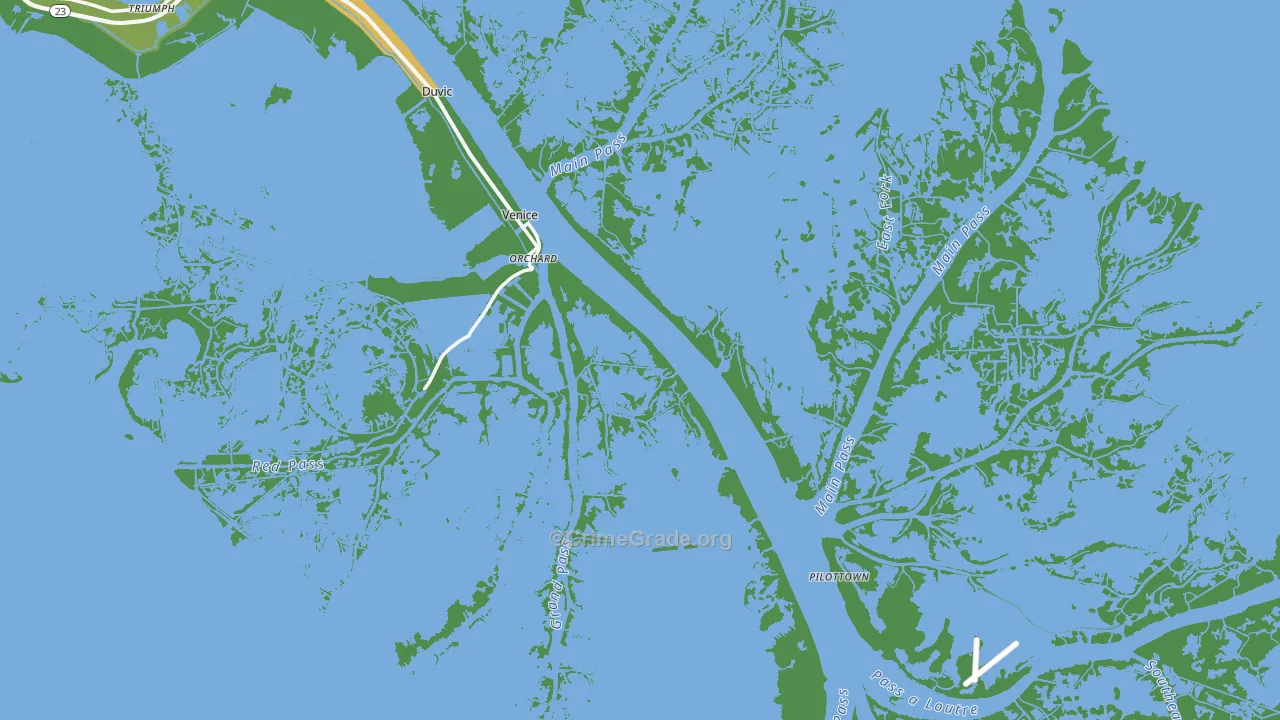 Venice, LA Map of Vandalism Rates