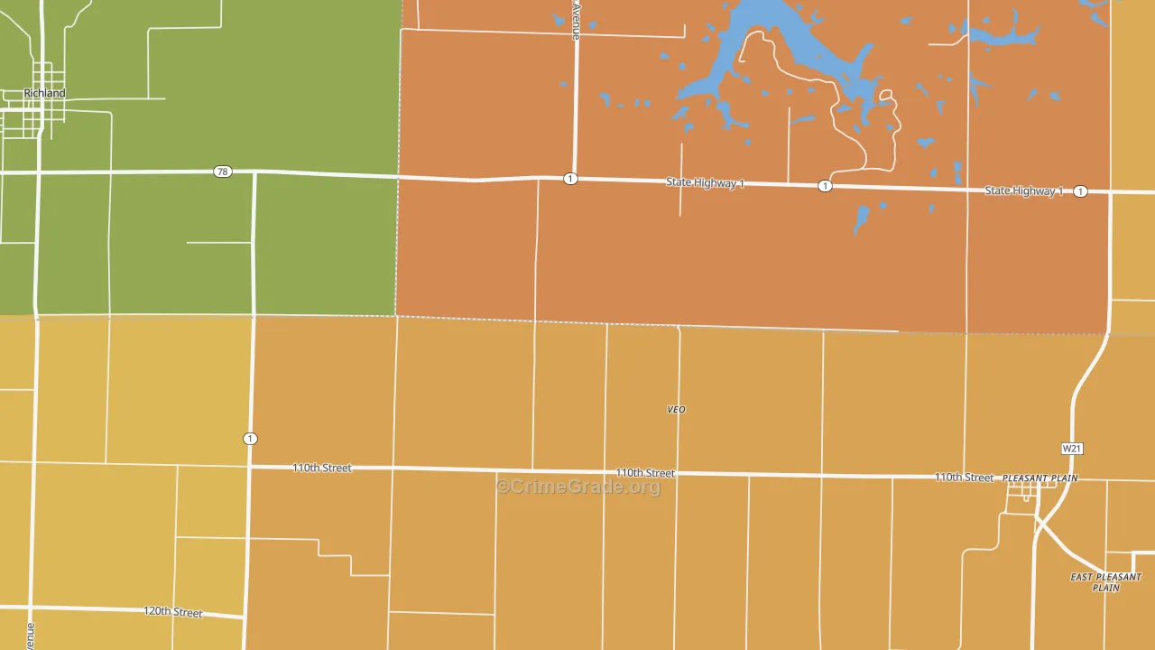 Veo, IA Map of Vandalism Rates