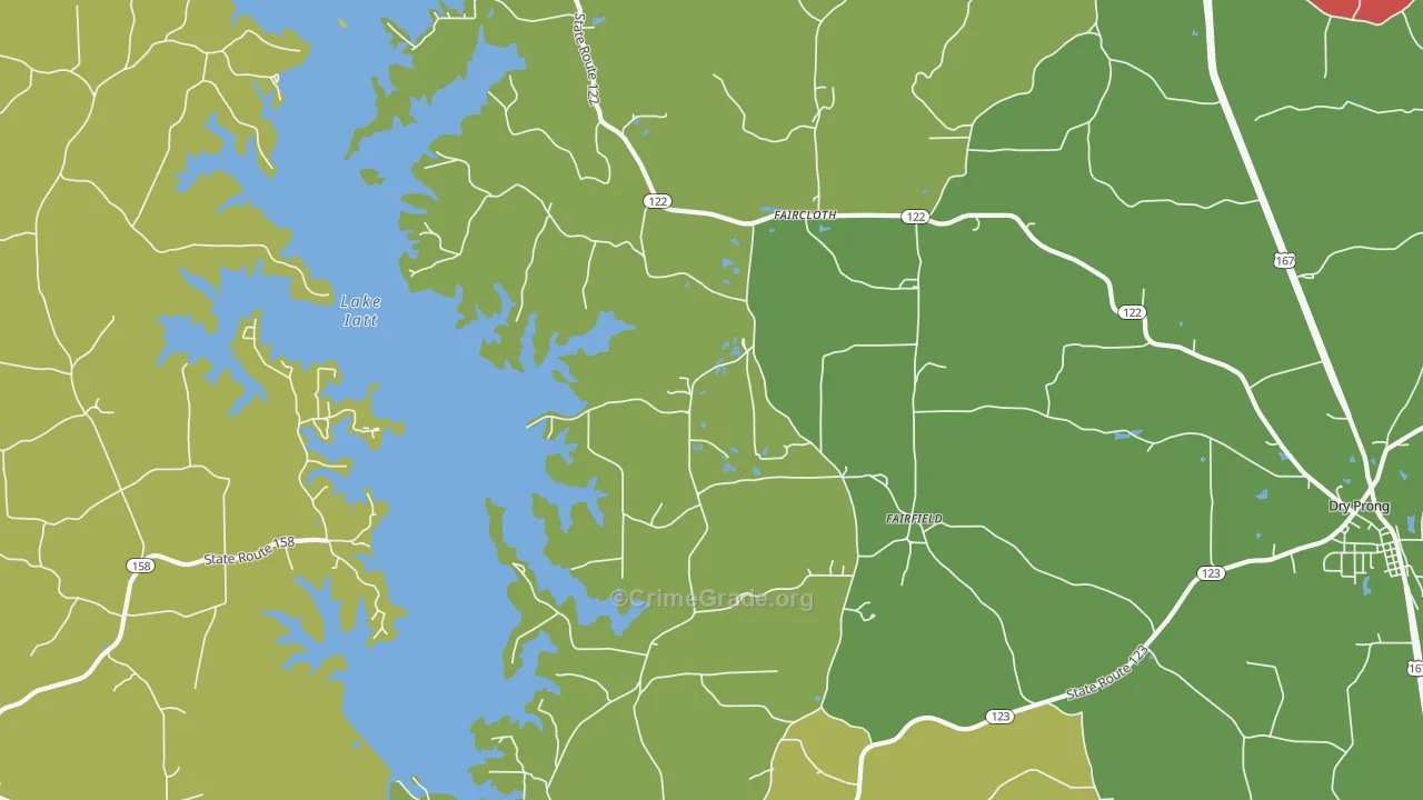 Verda, LA Map of Vandalism Rates