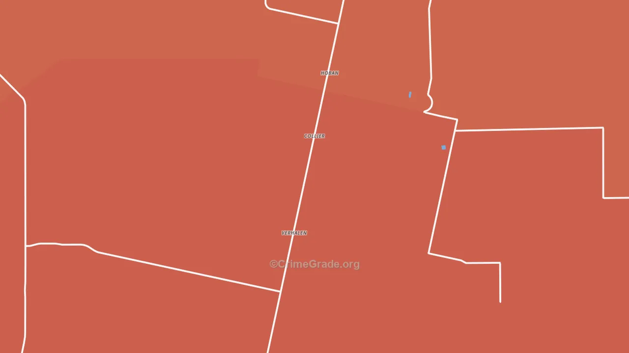 Verhalen, TX Map of Vandalism Rates