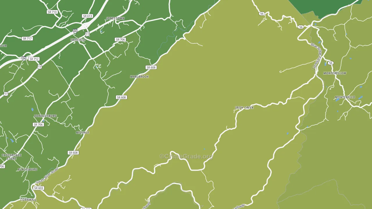 Vesuvius, VA Map of Vandalism Rates