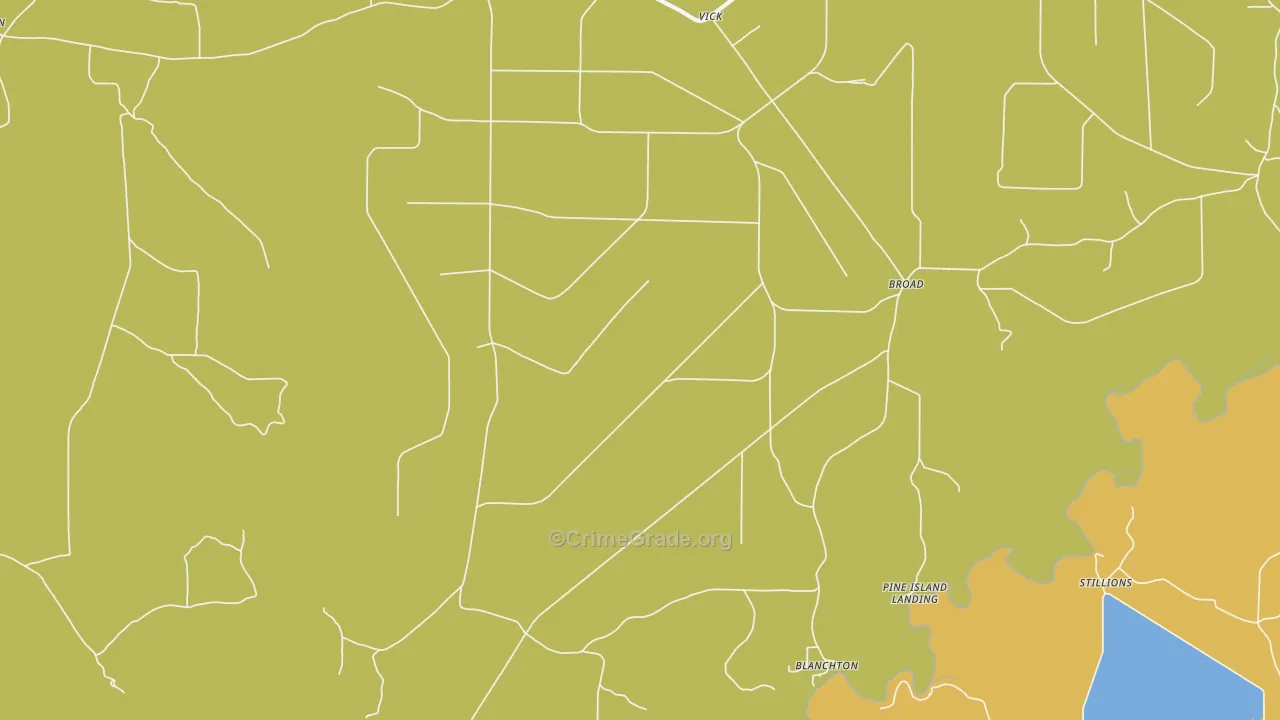 Vick, AR Map of Vandalism Rates