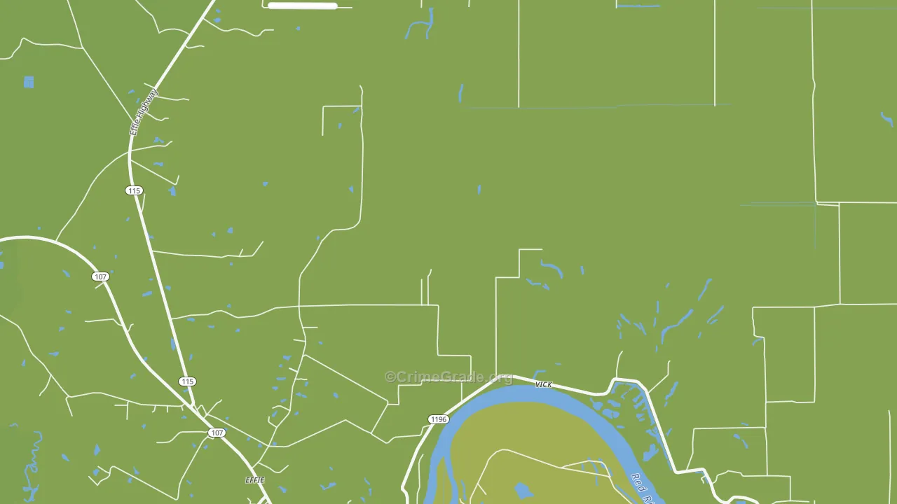 Vick, LA Map of Vandalism Rates