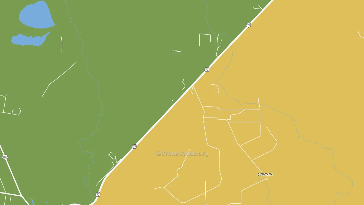 Vidaurri, TX Map of Vandalism Rates