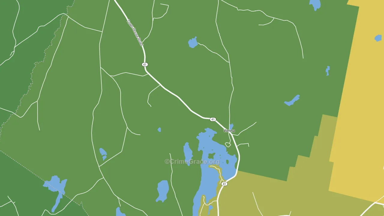 Vienna, ME Map of Vandalism Rates
